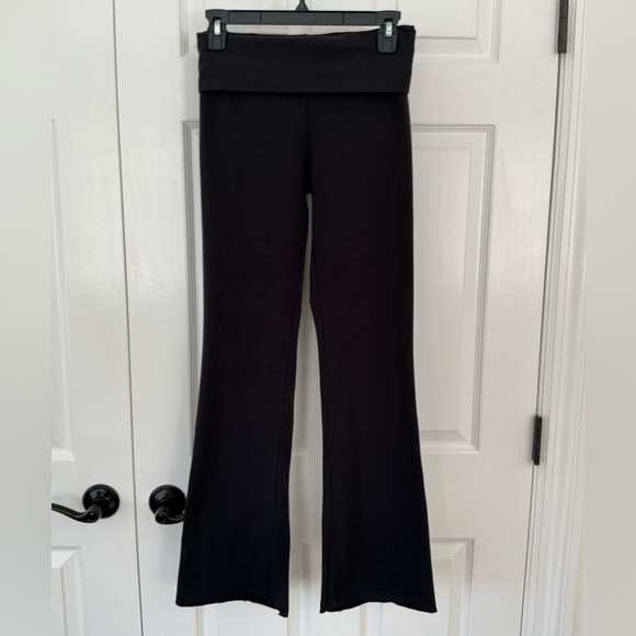 SKIMS Cotton Jersey Foldover Pant | Soot | Size S - Picture 5 of 7